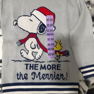 Peanuts Gray Snoopy Crewneck Sweater
